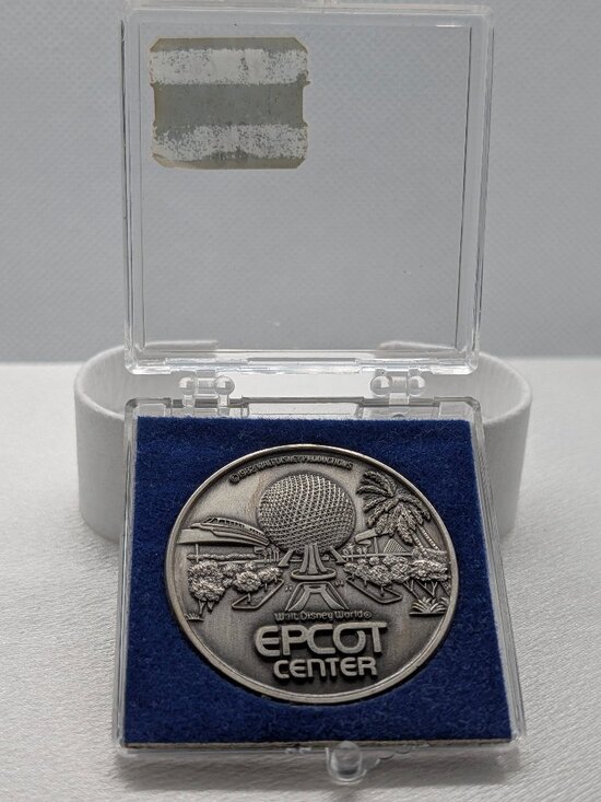 Walt Disney Other - NEW Vintage  1982 Walt Disney Epcot Souvenir Coin Medallion